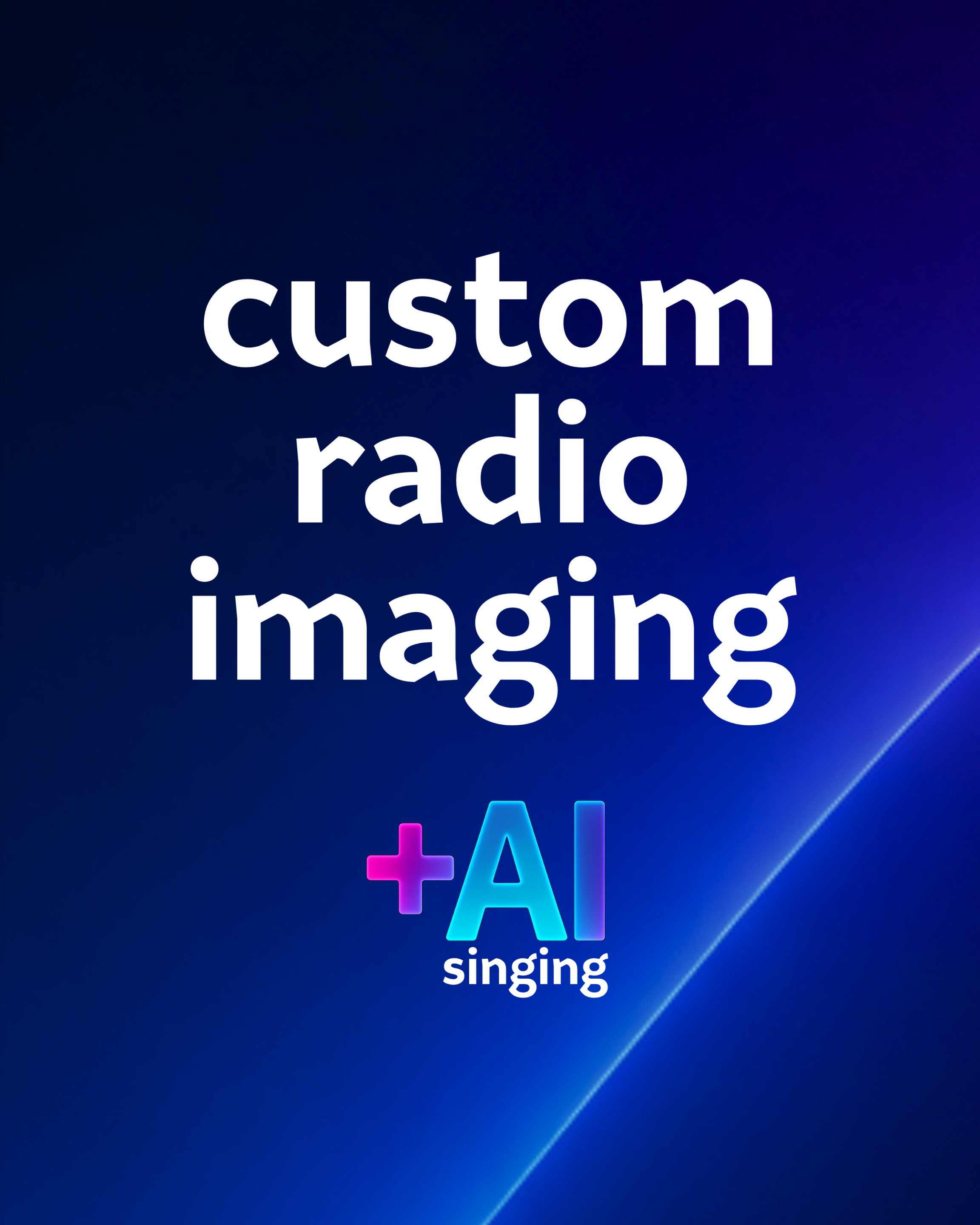 Custom Imaging with +AI Singing artwork