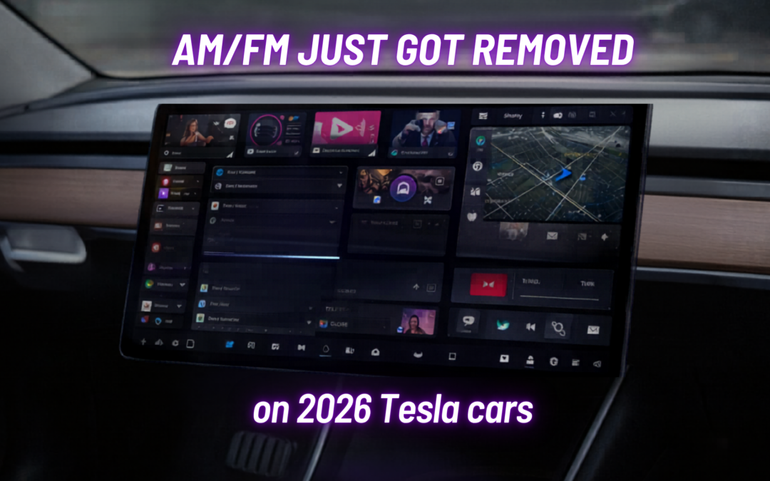 Tesla Dropped AM & FM in 2026 Cars. Here’s What It Means for Your Station.