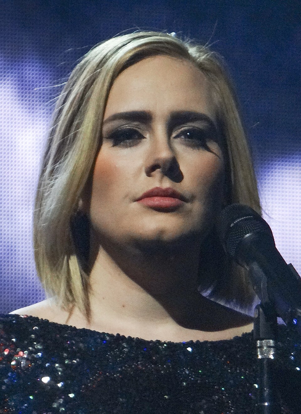 Adele performance image for AC and Hot AC radio format context